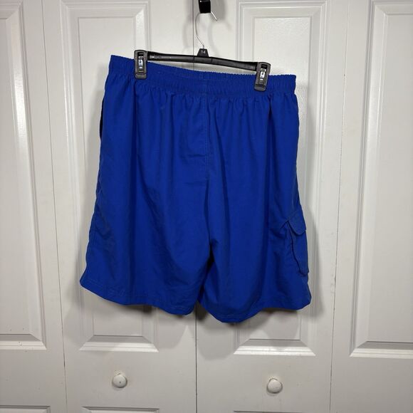 Dolfin Swim Trunks Men XXL Blue Drawstring Board Shorts Pocket Beach Pool Surf - Picture 2 of 8